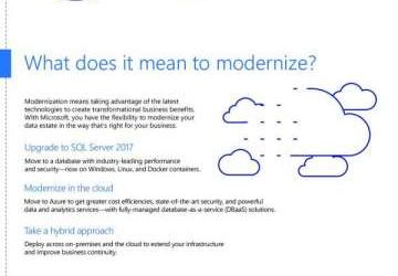 3 reasons to modernize your data estate