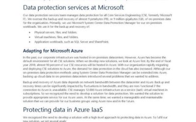 Protecting Azure resources with Recovery Services vault