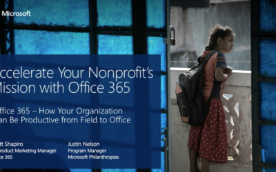 Increasing productivity with Office 365 Webinar