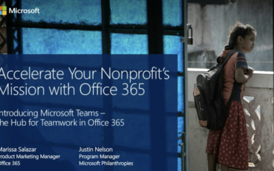 Accelerate your nonprofit’s mission with Teams