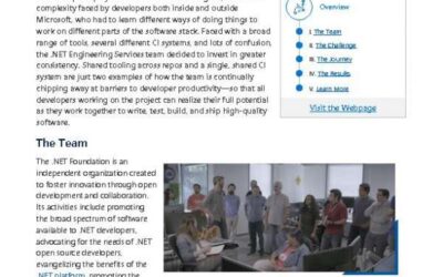 .NET Core invests in consistency to accelerate open-source innovation